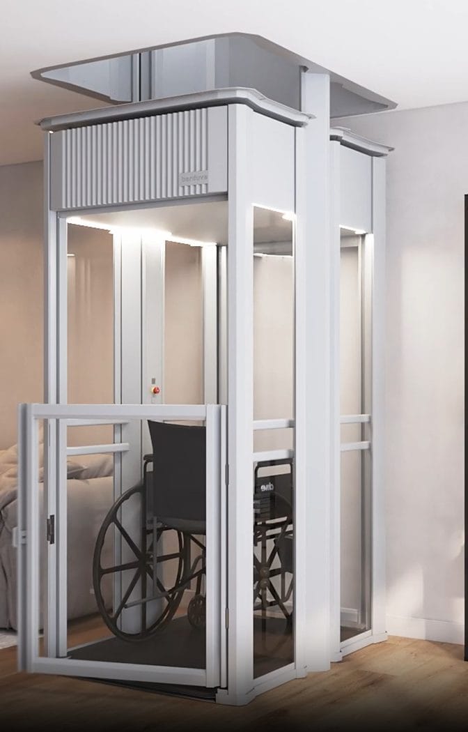 compact home lift EMB120 Barduva video