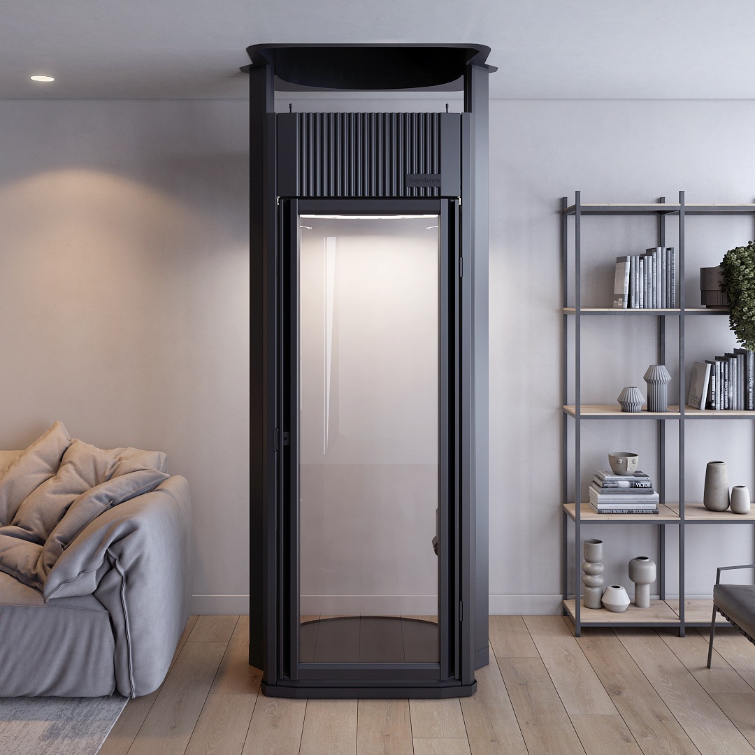 compact home lift by Barduva